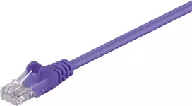 Wentronic 1m Cat5e UTP RJ-45 tinklo kabelis, violetinės spalvos 95219-GB