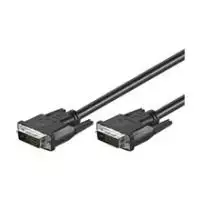 Wentronic goobay DVI-D Dual Link kabelis 0,5 m juodas su rankenėlėmis 93295