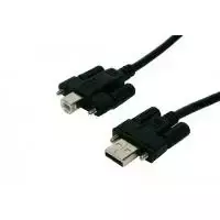 EXSYS EX-K1571V USB 3.2 Gen 1 kabelis, USB-A į USB-B, 1,5 m, juodas