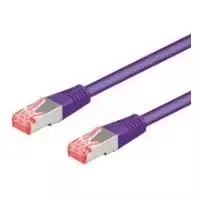 Wentronic 95608 CAT6a-150 komutacinis kabelis, RJ45 kištukas–kištukas, 1,5 m, violetinės spalvos