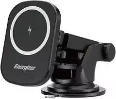 ENERGIZER ECA007 Qi 15W belaidis automobilinis įkroviklis su automatiniu sensoriniu laikikliu, juodas