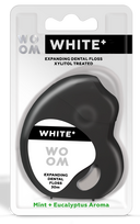 WOOM White + plečiantis dantų siūlas, 30 m, 1 vnt.