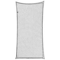 vidaXL Priekabos tinklas su elastine virve, juodas, 4x2m, PP, Juoda