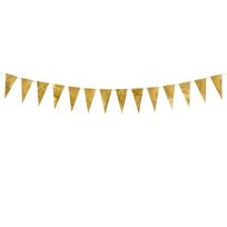 Popierinė girlianda Bunting Gold 2,15 m