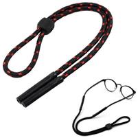 Reguliuojamas Storas Akinių Dirželis 33 Cm – Juodas/Raudonas, 33