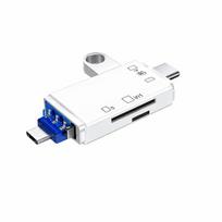 Kortelių skaitytuvas 6 viename, TF SD USB, 1 vnt.