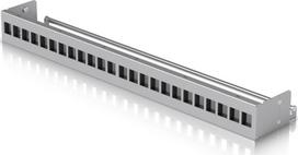 Ubiquiti UACC-Rack-Panel-Patch-Blank-24, keystone panelis, 1U, 63.5mm, 442.4mm, 43.7mm, pilkas, polikarbonatas, SPCC, 1 vnt.