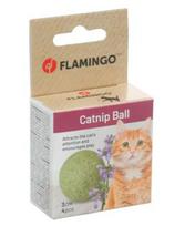 Žaislas katėms Flamingo Katti Catnip Ball, 3 cm, 4 vnt., žalias