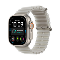 Apple Watch Ultra 4 49mm Naturel (Grey Silicone Strap)