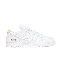 Nike Dunk Low SB 'Be True' (Unisex) White / Summit White / Rainbow Skateboard Shoes DR4876 100 45.0 white