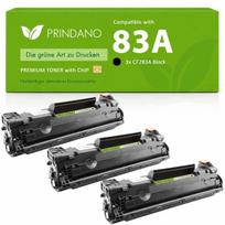 Tonerio kasetė HP CF283A 83A XXL, 3 vnt., LaserJet Pro M125a/M125nw/M127fn/M127fw