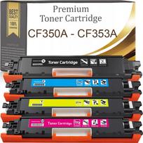 Tonerio kasetės HP LaserJet CP1025/CP1025nw/MFP M175a/M175nw, XL, 4 vnt., CF350A