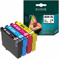 Rašalinės Epson 604 XL kasetės, 4 vnt. – juoda ir spalvotos