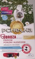 Atšvaitinis antkaklis katėms su insekticidu Pchełka, 30 cm