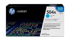 Lazerinio spausdintuvo kasetė HP 504A CE251A, žydra (originali)