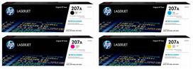 HP 207A W2210A–W2213A originalių dažų rinkinys, CMYK, 4 vnt., 2,78 kg