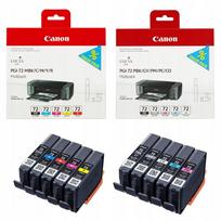Rašalo kasetės Canon PGI72, originalios, 10 vnt., tinka PIXMA PRO10S