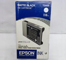 Rašalinė kasetė EPSON T5668, matinė juoda, 110 ml, originali