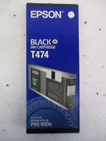EPSON T474 juodas rašalas PRO 9500 spausdintuvui