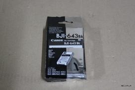Rašalo kasetė Canon BJI-643 BK, originali, BJC-800/BJC-820