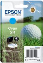 Rašalo kasetė Epson 34, žydra, DURABrite Ultra