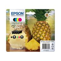 Rašalo rinkinys Epson 604, 4 spalvos (2 pakuotės)