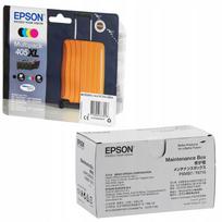 Priežiūros kasetė Epson T6715 PXMB7 ir 4 spalvų rašalų rinkinys 405XL C13T05H64010