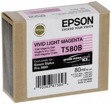 Rašalas Epson T580B Vivid Light Magenta, skirtas Stylus 3880