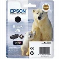 Rašalinė kasetė Epson 26 juoda, XP-510/XP-620/XP-720