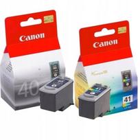 Rašalo kasetės CANON PG-40 CL-41, tinka PIXMA MP190, MP210, MP220, MP450, FAX JX200P, JX500P