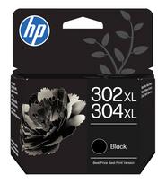 Rašalinė kasetė HP 302xl / 304xl juoda, tinka DeskJet 3630, 2620, Envy 5010