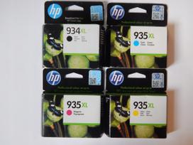 Rašalinių spausdintuvų kasetės HP 934XL juoda, 935XL spalvotos, rinkinys, 2026