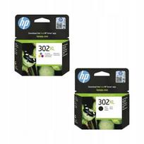 Rašalo kasetės HP 302XL F6U67AE + F6U68AE rinkinys