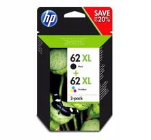 Rašalo kasetės HP 62XL, juoda ir spalvota, tinka ENVY 5540, 5640, 7640