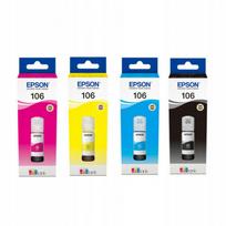 Rašalo kasetės Epson 106 CMYK, 4 vnt., tinka L7160, L7180, L7188