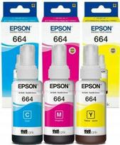 Epson 664 spalvotų rašalų rinkinys (be juodos)