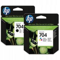 HP 704 originalių rašalo kasečių rinkinys CN692AE, CN693AE