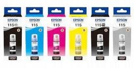 Rašaliniai EPSON 115 T07C (6 spalvų) rašalai L8160, L8180 spausdintuvams