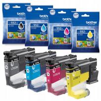 Rašalo kasetės Brother LC552 CMYK, 4 vnt., MFC-J3960DW / MFC-J3660DW