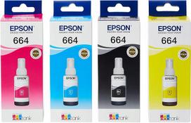 Rašalo rinkinys EPSON 664 juodas + spalvoti, multipack