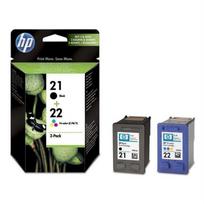 Rašalinės HP 21+22 (SD367AE) juoda ir spalvota kasetės rinkinys, originalios