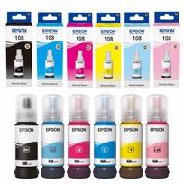 Rašalų rinkinys EPSON 108, 6 vnt., EcoTank L8050, L18050
