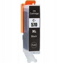 Juoda rašalo kasetė PGI-570XL su mikroschema, skirta Canon Pixma MG5750, MG6850, TS5050, TS6350, MG7750