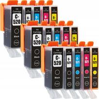Didelės talpos rašalo kasetės Canon Pixma IP3600, IP4600, IP4700, MP540, MP550, MP560, MP630, MP640 spausdintuvams