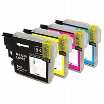 Rašalo kasetės rinkinyje, 4 vnt., tinkamos BROTHER LC985 DCP-J125, J315W, J515W, DCP-140W, MFC-J220