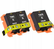 Rašalo kasetės Epson T2661, 3 vnt., tinka Workforce WF-100W, WF-110W