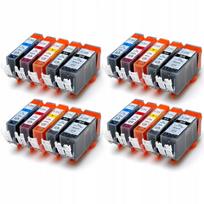 Rašalo kasetės Canon PGI-520 / CLI-521, tinka PIXMA MP550, iP3600, iP4600, iP4700 spausdintuvams