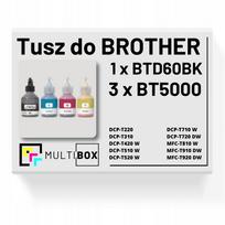 Rašalo kasetė BT-D60BK BT-5000, 4 vnt., Brother MFC-T910DW T920DW DCP-T310 T710W