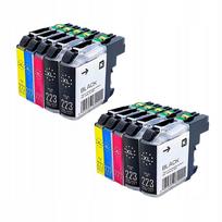 BROTHER LC223 rašalo kasetė, tinkanti DCP-J4120DW, DCP-J562DW spausdintuvams, 10 vnt.