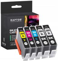 Rašalo kasetės HP 5524, 5520, 3520, 3070A, 364 XL, 5 vnt.